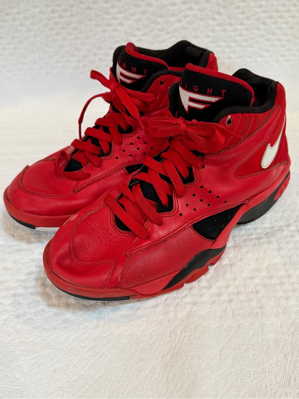 Nike Air Maestro II QS Trifecta Red/Black Men's High Top Basketball Sneakers 10